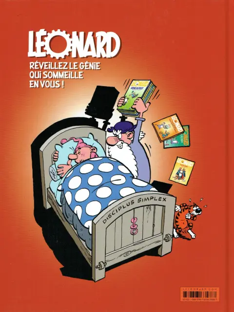 Verso de l'album Léonard Tome 46 Le génie crève l'écran