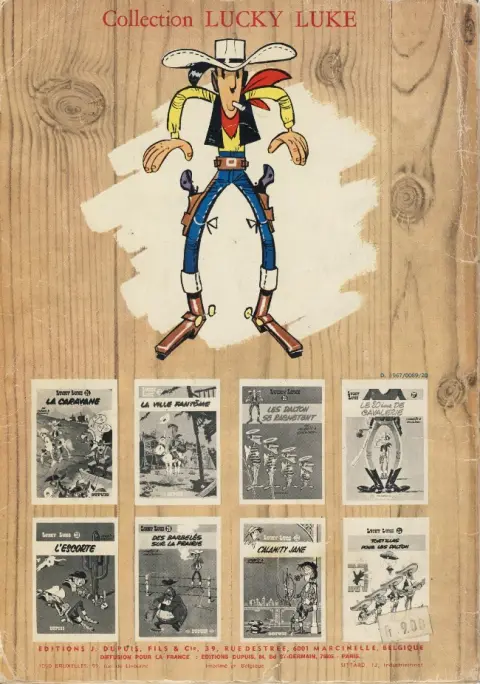 Verso de l'album Lucky Luke Tome 23 Les Dalton courent toujours