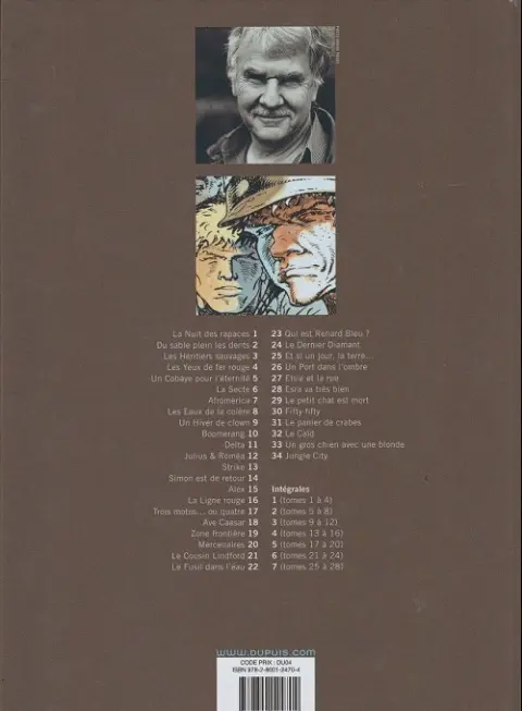 Verso de l'album Jeremiah Tome 20 Mercenaires