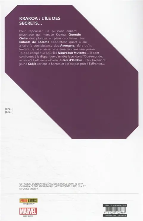 Verso de l'album Reign of X Volume 7