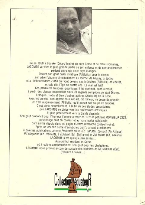 Verso de l'album Monsieur Zézé Tome 1 ça c'est fort !