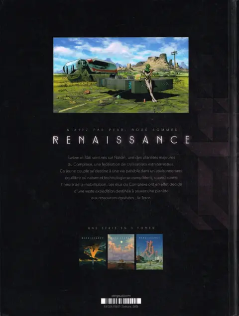 Verso de l'album Renaissance Tome 2 Interzone