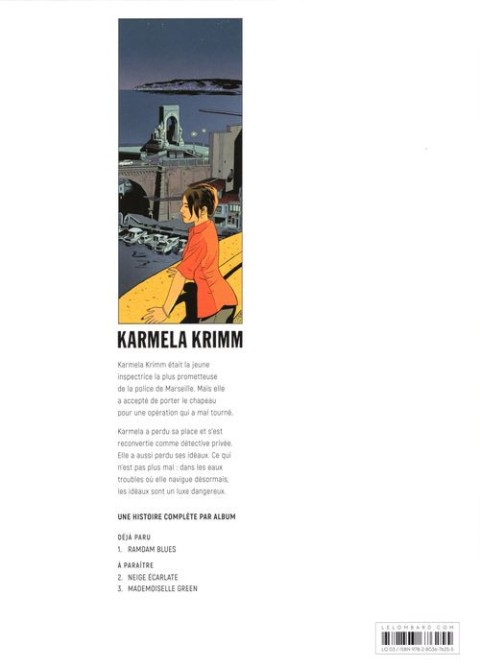 Verso de l'album Karmela Krimm Tome 1 Ramdam Blues
