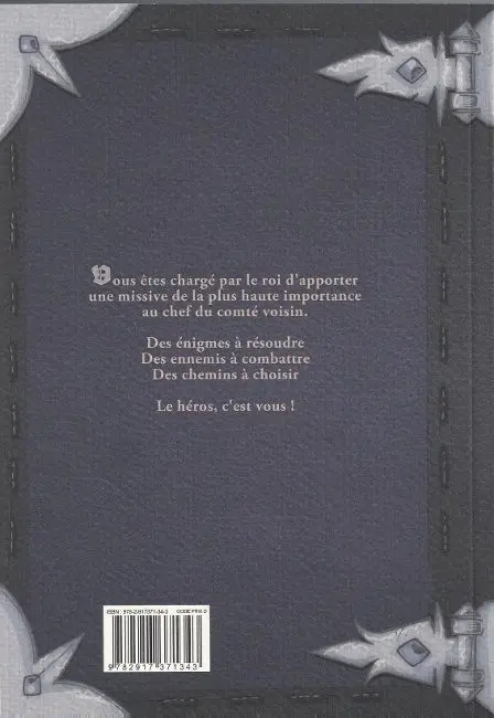 Verso de l'album Chevaliers - Journal d'un héros Livre 2 Le message