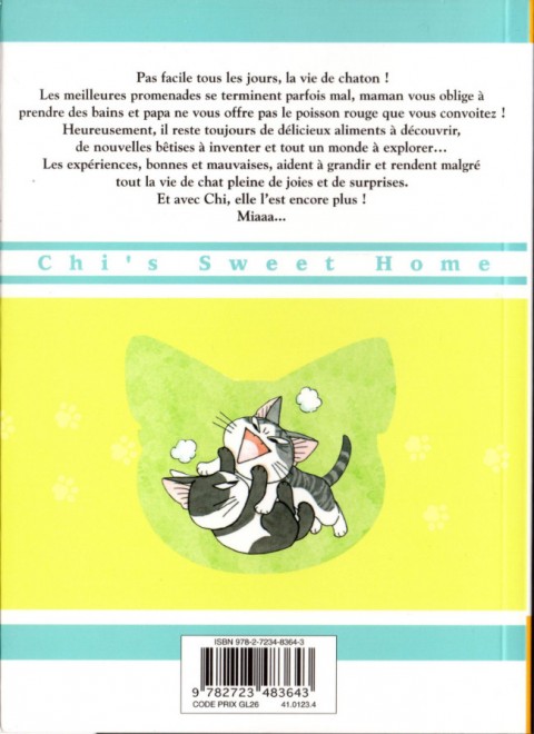 Verso de l'album Chi - Une vie de chat Tome 7