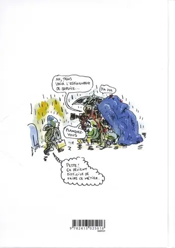 Verso de l'album Feuille de chou Gainsbourg (Vie héroïque) - Journal d'un tournage