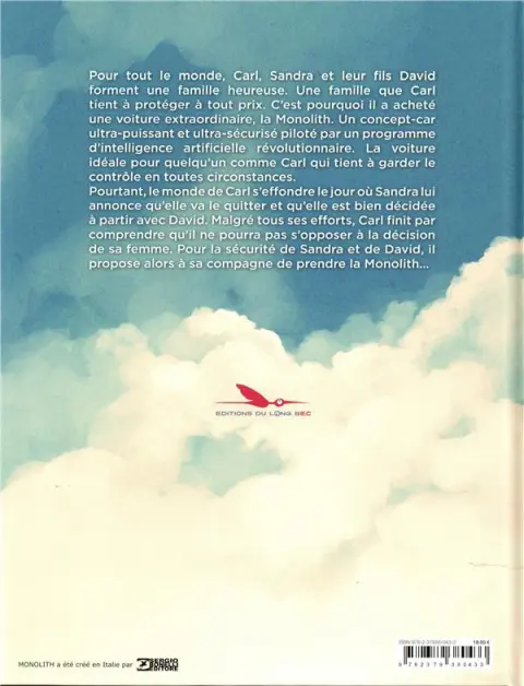 Verso de l'album Monolith™ Première partie