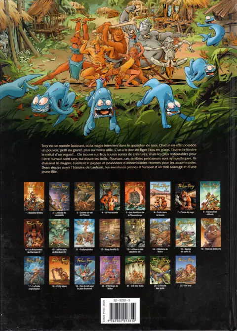 Verso de l'album Trolls de Troy Tome 14 L'histoire de Waha
