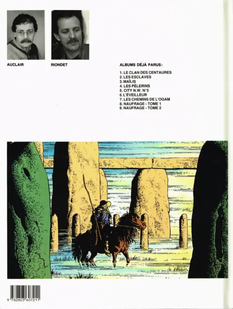Verso de l'album Simon du Fleuve Tome 6 L'éveilleur