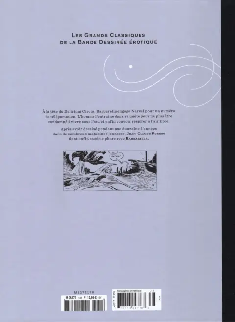 Verso de l'album Les Grands Classiques de la Bande Dessinée Érotique - La Collection Tome 138 Barbarella - tome 2