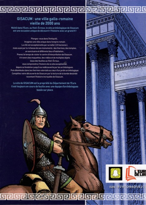 Verso de l'album Ad Victoriam 1 Le champion de Gisacum