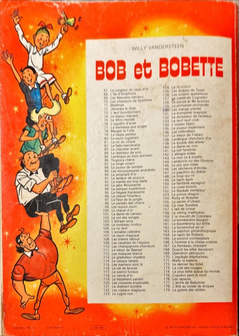 Verso de l'album Bob et Bobette Tome 130 Les mange-pierres