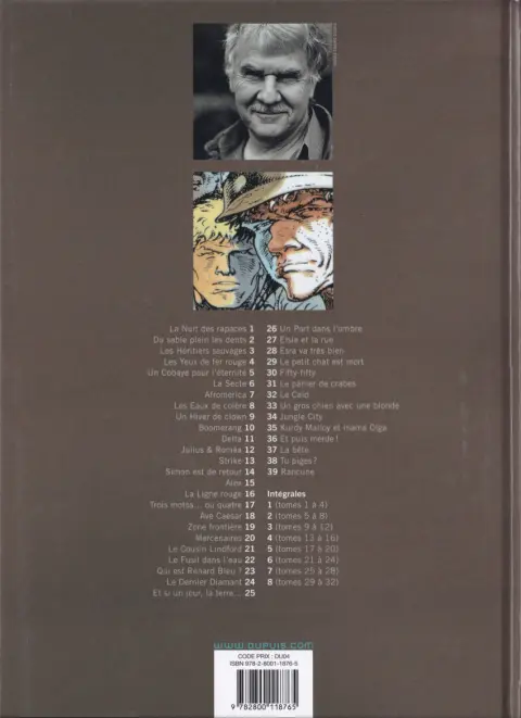Verso de l'album Jeremiah Tome 6 La Secte