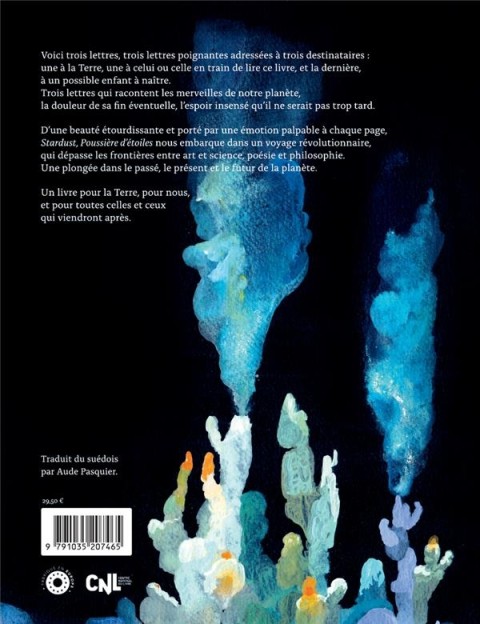 Verso de l'album Stardust Poussière d'étoiles