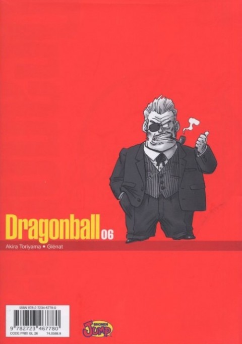 Verso de l'album Dragon Ball 06