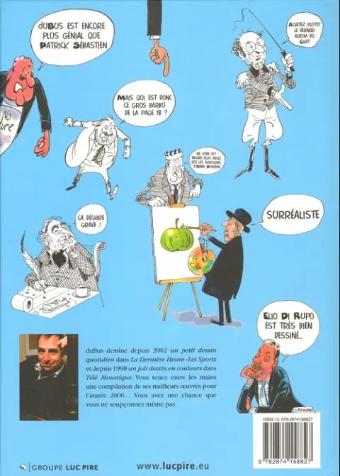 Verso de l'album La loi des séries