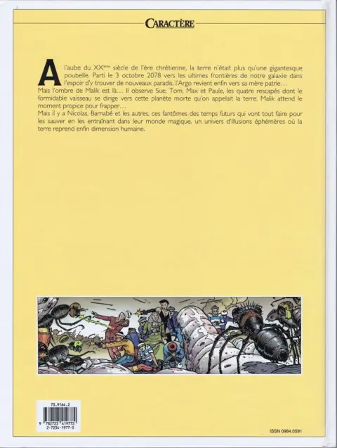 Verso de l'album Les eaux de Mortelune Tome 7 La guerre des Dieux