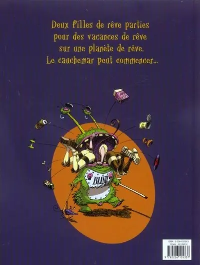 Verso de l'album Glam et Comet Tome 1 Purée cosmique