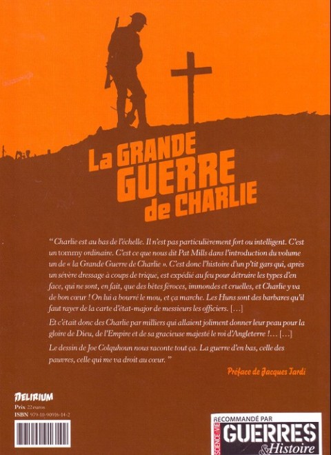 Verso de l'album La Grande Guerre de Charlie Volume 7 La Grande Mutinerie