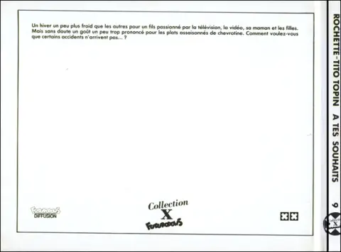 Verso de l'album À tes souhaits