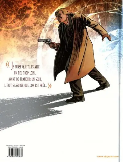 Verso de l'album Jason Brice Tome 1 Ce qui est écrit