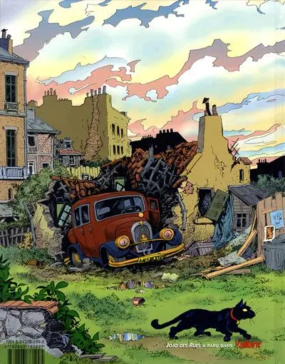 Verso de l'album Jojo des rues Tome 1