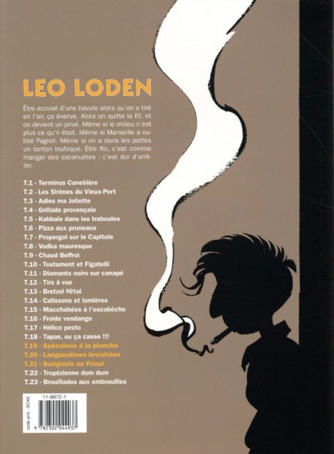 Verso de l'album Léo Loden Intégrale 7