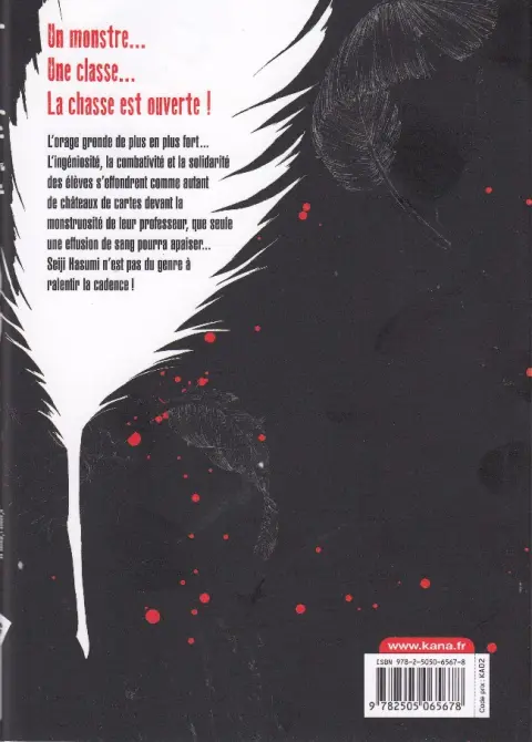 Verso de l'album Lesson of the Evil 8