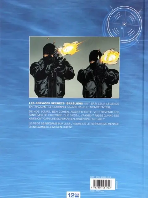 Verso de l'album Agents du Mossad Tome 1 Eichmann