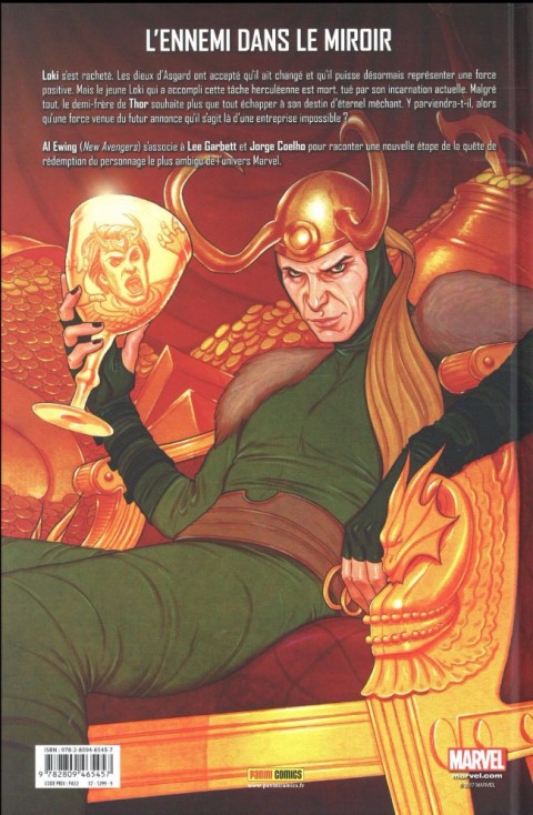 Verso de l'album Loki : Agent d'Asgard Tome 1 Ayez confiance