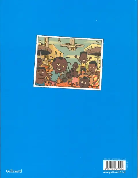 Verso de l'album Akissi Tome 2 Super-héros en plâtre