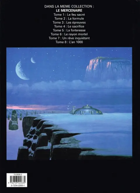 Verso de l'album Le Mercenaire Tome 8 L'An 1000