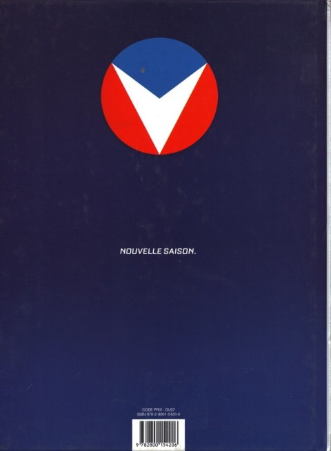 Verso de l'album Michel Vaillant Tome 1 Au nom du fils