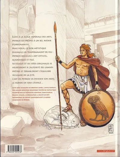 Verso de l'album Myrkos Tome 1 L'Ornemaniste