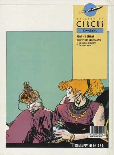 Verso de l'album Alise et les Argonautes Tome 2 La souris verte
