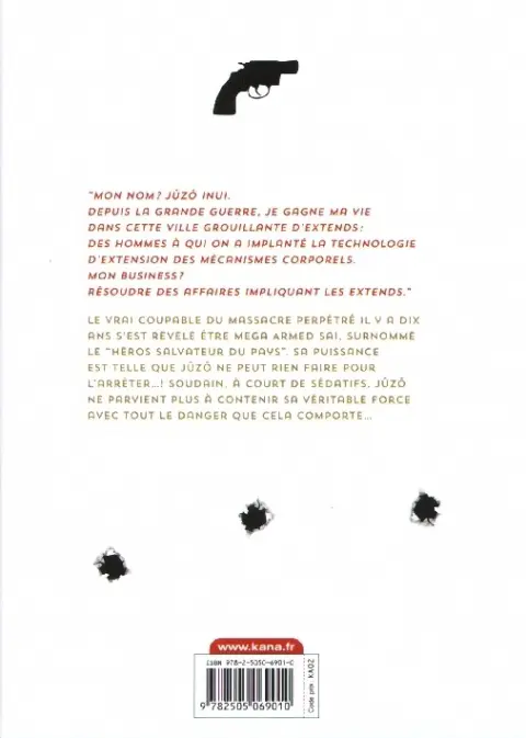 Verso de l'album No guns life 3