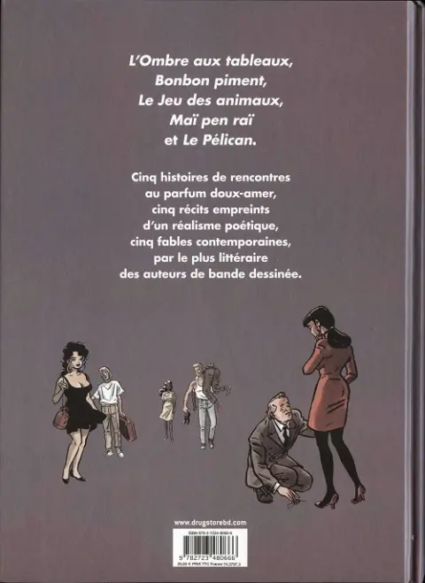 Verso de l'album L'Ombre aux tableaux et autres histoires