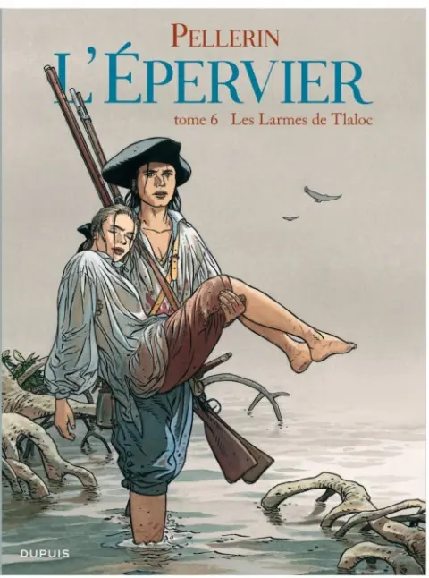 Couverture de l'album L'Épervier Tome 6 Les Larmes de Tlaloc