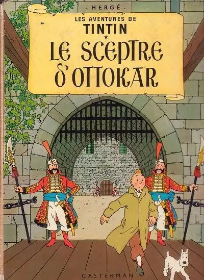 Couverture de l'album Tintin Tome 8 Le sceptre d'Ottokar