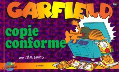Couverture de l'album Garfield Tome 24 copie conforme