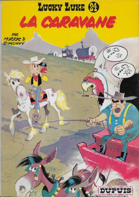 Couverture de l'album Lucky Luke Tome 24 La caravane