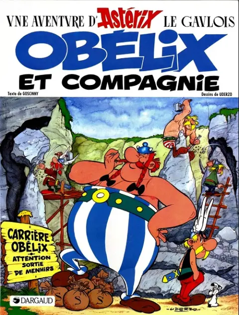 Couverture de l'album Astérix Tome 23 Obélix et compagnie