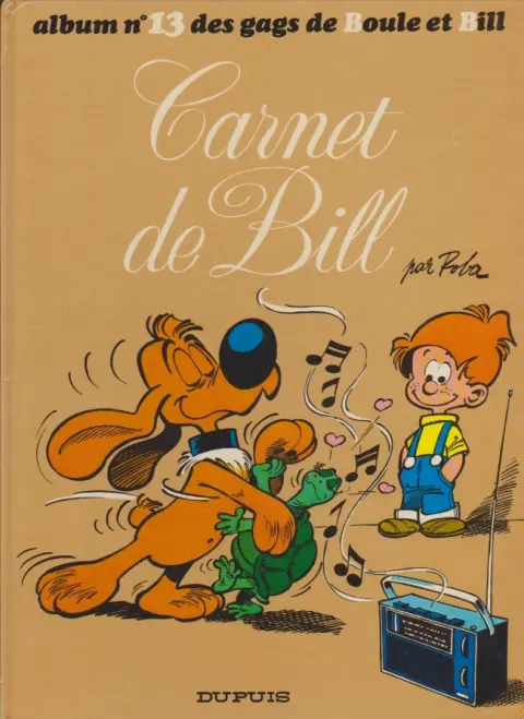 Couverture de l'album Boule & Bill Tome 13 Carnet de Bill