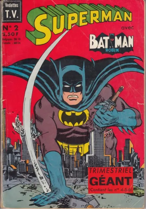 Superman et Batman puis Superman Album N° 2 Album N°2