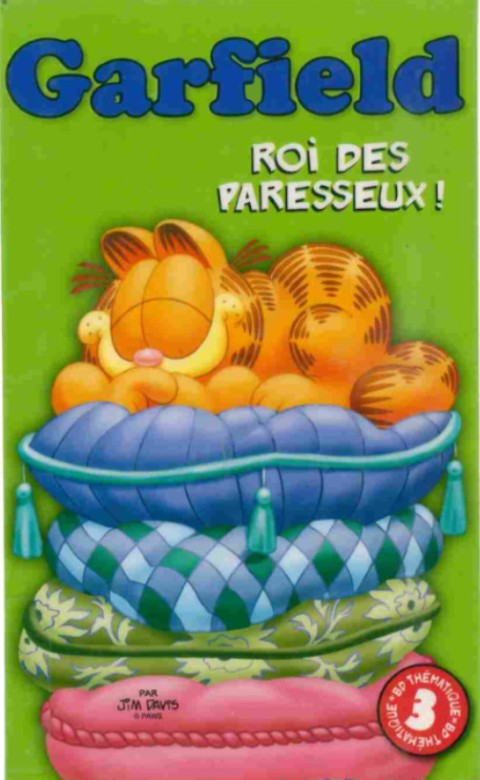 Couverture de l'album Garfield Tome 3 Roi des paresseux !