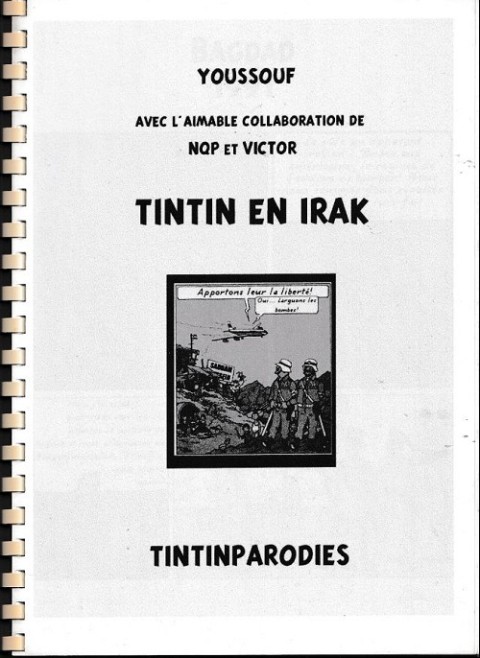 Couverture de l'album Tintin Tintin en Irak