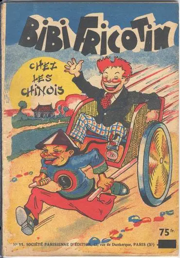 Bibi Fricotin 2e Série - Societé Parisienne d'Edition Tome 11 Bibi Fricotin chez les Chinois