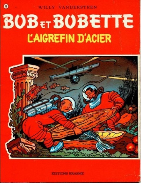 Couverture de l'album Bob et Bobette Tome 76 L'aigrefin d'acier