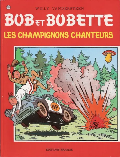 Couverture de l'album Bob et Bobette Tome 110 Les champignons chanteurs