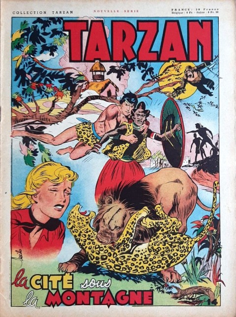 Tarzan (collection Tarzan) 14 La cité sous la montagne